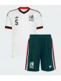 Mexiko Johan Vasquez #5 Auswärts Trikotsatz für Kinder WM 2026 Kurzarm (+ Kurze Hosen)